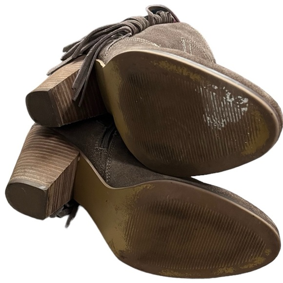 Steve Madden Ohio Western Suede Fringe Bootie Size 9M - Picture 8 of 9